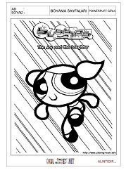 Powerpuff Girls boyama sayfaları